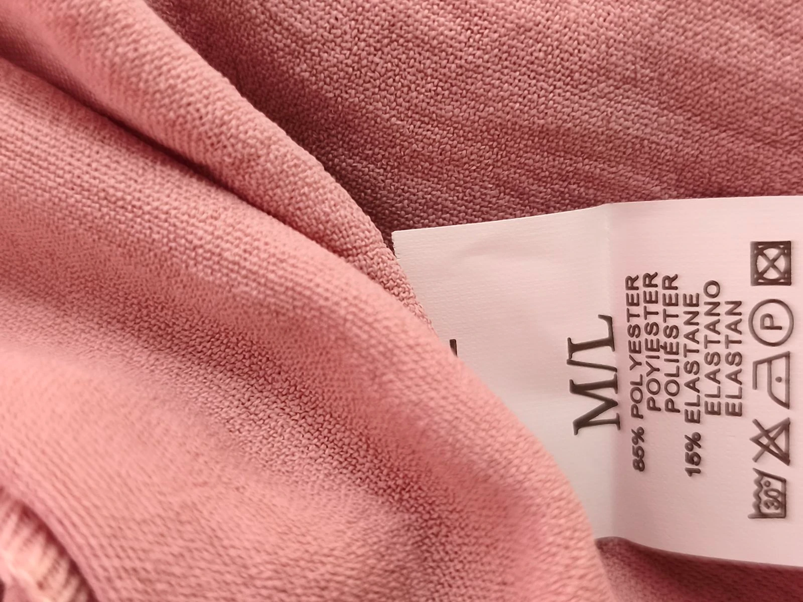 Pink nude bee panel adaptable fluid long dress size M L – photo 7